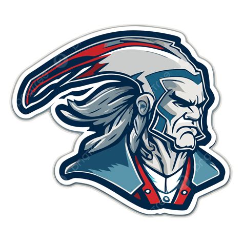 Mascot Decal For New England Patriots Helmet Clipart Vector, New ...