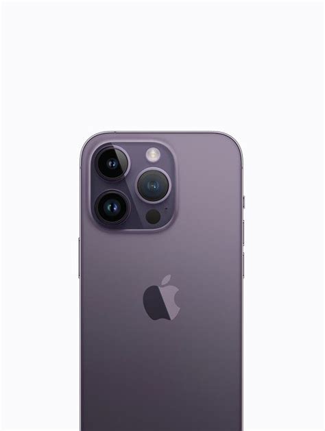 an iphone 11 pro in purple with two cameras on the back and one facing up
