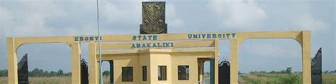 List of Courses Offered By EBSU -Ebonyi State University - Oasdom