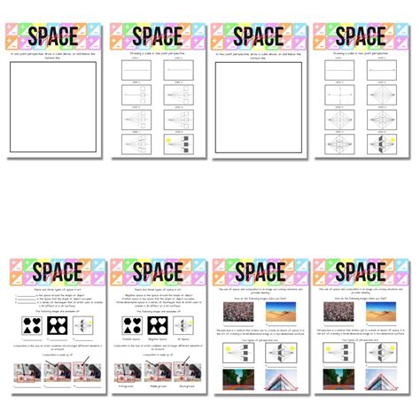 Space Element Of Art Worksheet