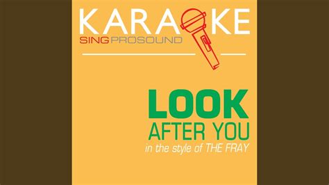 Look After You (Karaoke Lead Vocal Demo) - YouTube Music