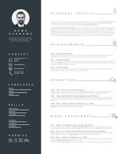 Resume ,cv , Resume Template Free Stock Photo - Public Domain Pictures