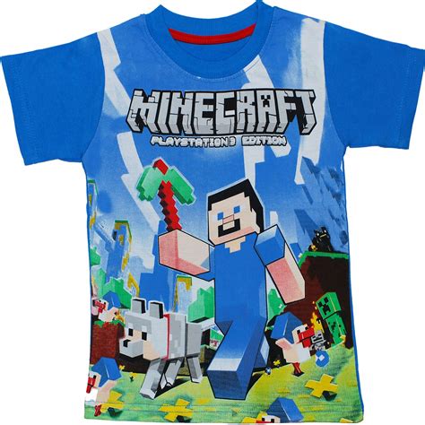 MINECRAFT Steve T-shirt Koszulka CREEPER 116 6 lat - 8015101149 - oficjalne archiwum allegro