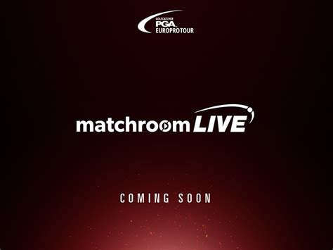 MATCHROOM SPORT TO LAUNCH MATCHROOM LIVE STREAMING PLATFORM - europrotour