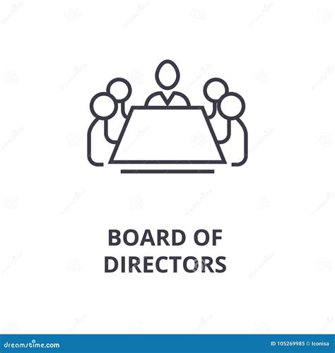 Board Of Directors Concept Icon. Business Meeting, Brainstorming Idea ...