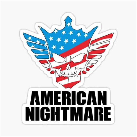 "American Nightmare" Sticker for Sale by Keyur44 | Redbubble