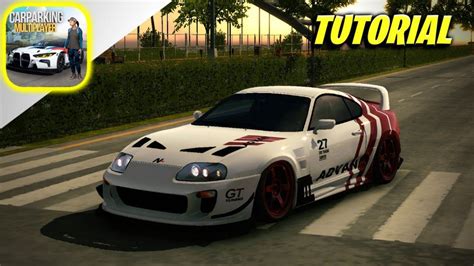 Tutorial Advan Toyota Supra Mk4 Design Car Parking Multiplayer in 2023 ...