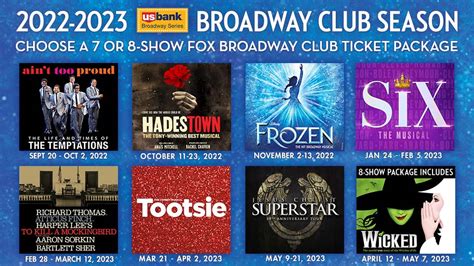 The Fabulous Fox Theatre Announces the 2022-2023 U.S. Bank Broadway ...