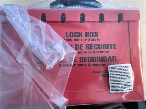 LOCKOUT TAGOUT LOCK Box Kit Portable Safety Padlock Box Loto Box 498A $20.00 - PicClick