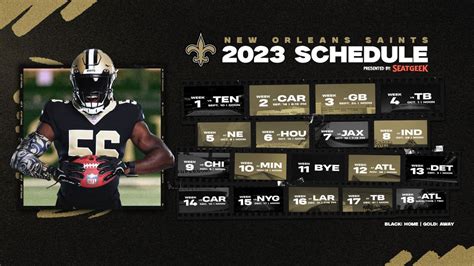 New Orleans Saints Football Schedule 2024 Tickets - Dido Myriam