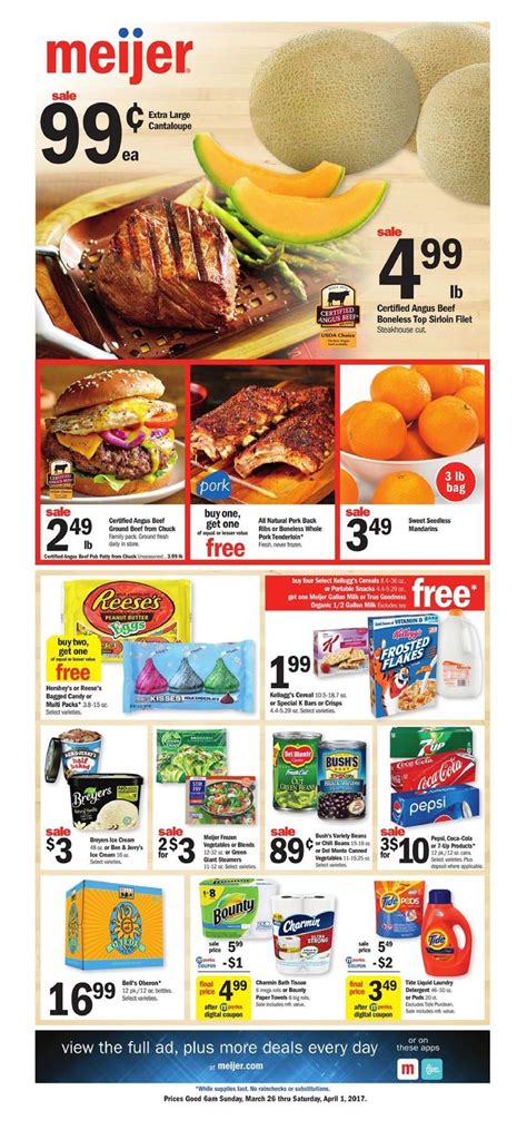 Meijer Weekly Ad Mar 26 - Apr 1 2017 - WeeklyAds2