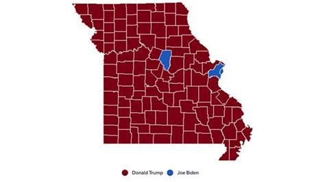 Missouri Election Results 2020: Maps show how state voted for president