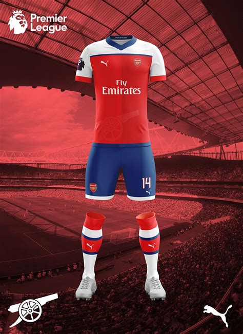 Arsenal FC Home kit on Behance