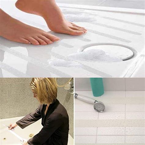 Qiilu 12-Strips Safety Anti-Slip Tape Floor Stair Adhesive Non Skid Grip Tape , Anti-Slip Tape ...