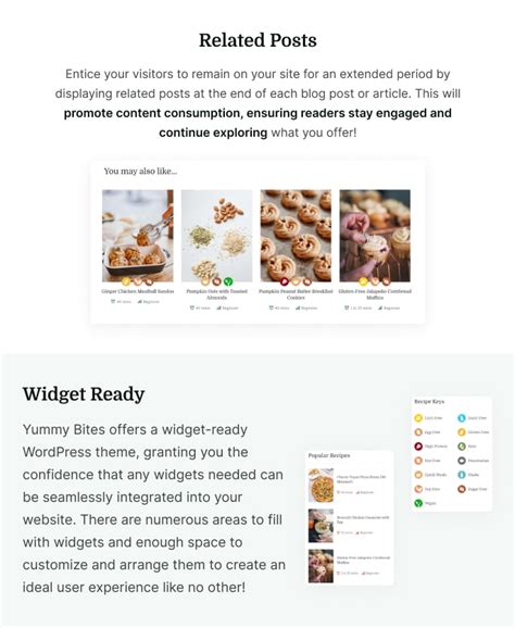 Yummy Bites - Free Food and Recipe WordPress Theme