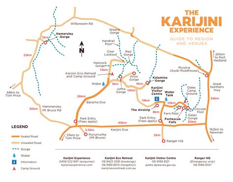 Travel Times Within Karijini - Karijini Experience