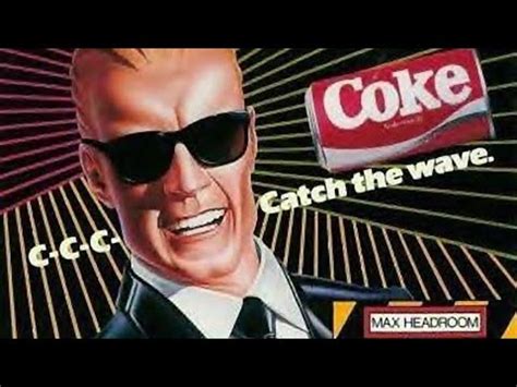 Coca-Cola Max Headroom | Max Headroom Coke commercials - YouTube