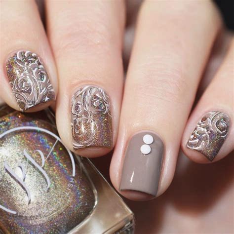 Taupe Color Nails To Fall In Love With | NailDesignsJournal.com