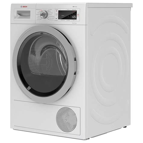 Bosch 500 Series 24" Heat Pump Dryer in White | Nebraska Furniture Mart