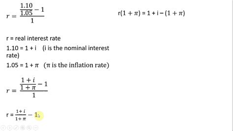 Deriving the Precise Fisher Equation - YouTube