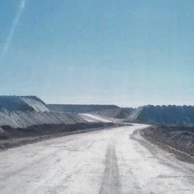 Dihydrate phosphogypsum stacks in Kedainiai, Lithuania (author picture ...