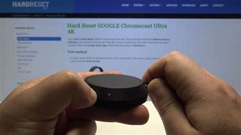 Reset Google Chromecast Ultra 4K Guide. October 2024