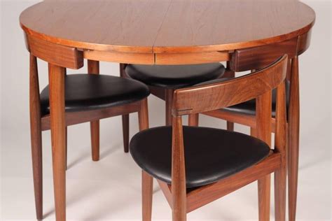 Scandinavian Modern Dining Table and Six Chairs Model Roundette by Frem Røjle | Modern dining ...