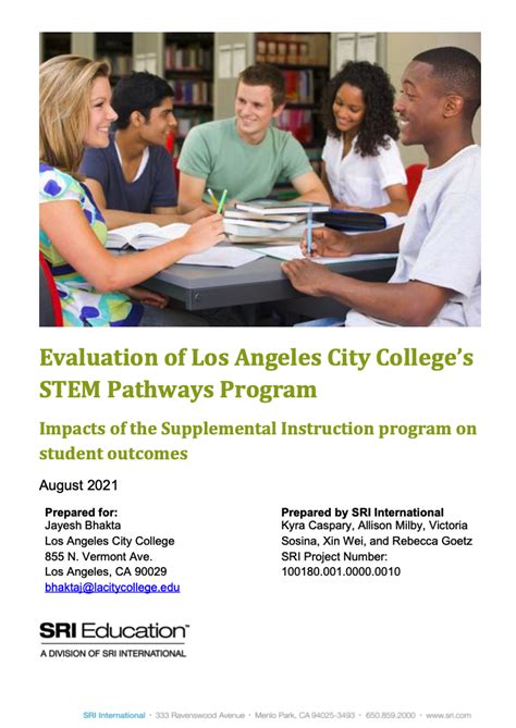 Evaluation of Los Angeles City College’s STEM Pathways Program: Impacts ...