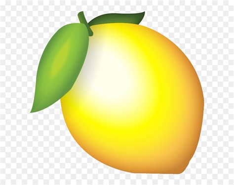 Lemon Emoji Png, Transparent Png - vhv