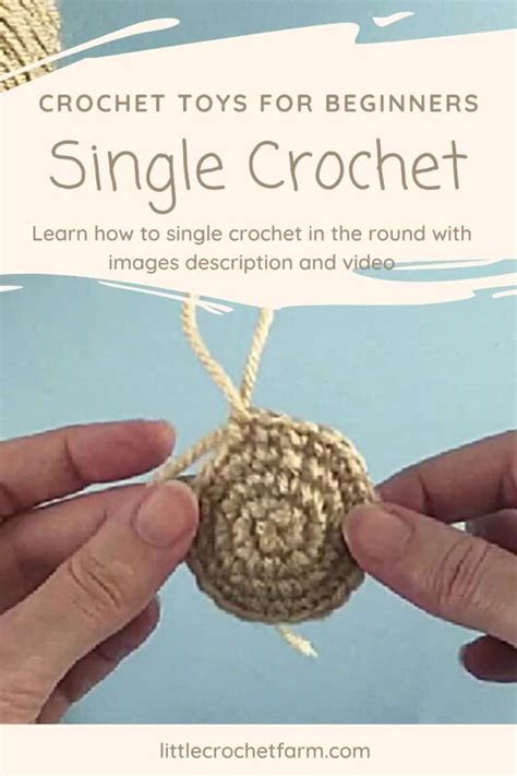 How to single crochet in the round