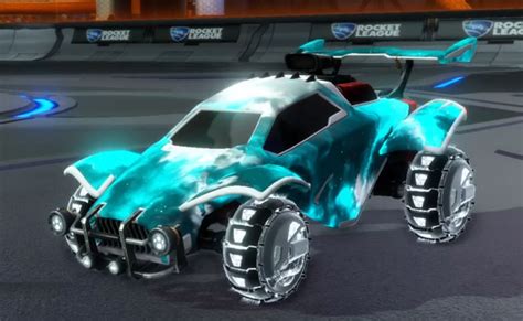 Rocket League Titanium White Octane Design With Dissolver & Titanium White Founder