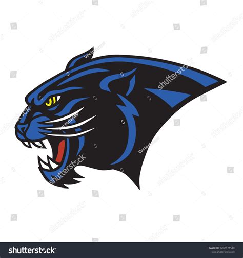 Panther Black Jaguar Logo Design Vector Stock Vector (Royalty Free ...