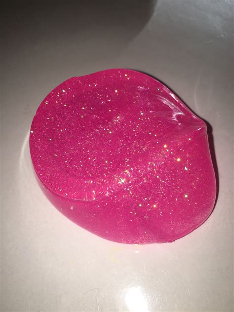 Hot Pink Glitter Slime - 2oz on Storenvy