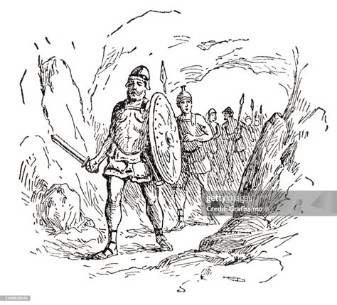 Odysseus Entering Into The Cave Of The Cyclops High-Res Vector Graphic - Getty Images