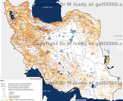 Iran Population 2024 By Urbanization Map - Arly Talyah