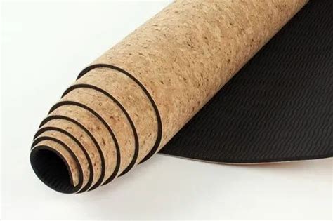 Plain Cork Yoga Mat, Thickness: 4 mm, Packaging Type: Bag at Rs 1000/piece in Jalandhar