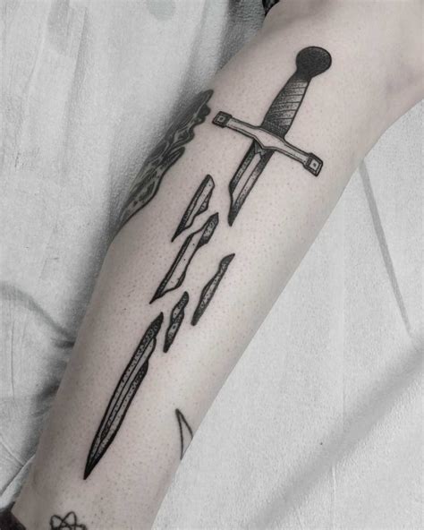 Broken Sword Tattoo