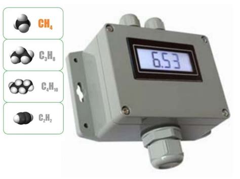 Methane gas detector with LCD display EVIKON E2638-R-LEL-LCD | Bola Systems