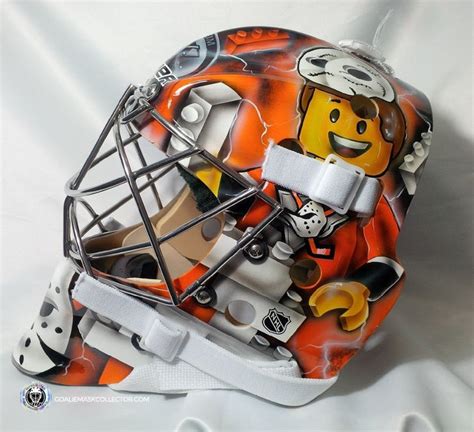 Frederik Andersen Unsigned Goalie Mask Anaheim Lego Tribute – Goalie Mask Collector