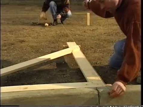 Bricklaying. Basic setting out of buildings, part 1 | Youtube, Building construction, Building ...