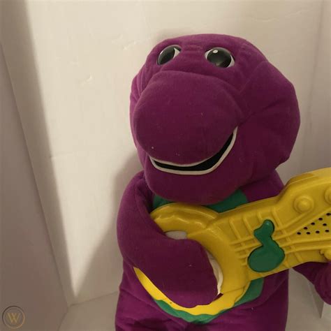 Barney 15 Inch Barney Plush Singing Banjo Working | #3887332823