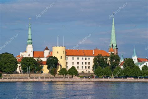 Riga, Latvia castle view — Stock Photo © DinoZZZ #3997315