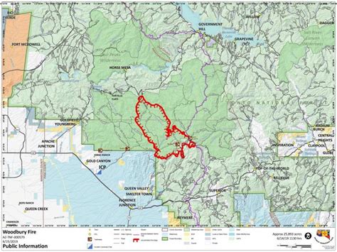 Arizona Active Fire Map