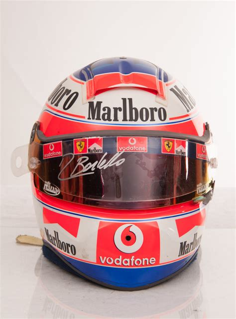 2004 Rubens Barrichello Schuberth race helmet – Formula 1 Memorabilia