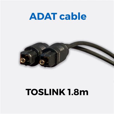 ADAT cable, optical TOSLINK 1.8m – Ferrofish Germany GmbH