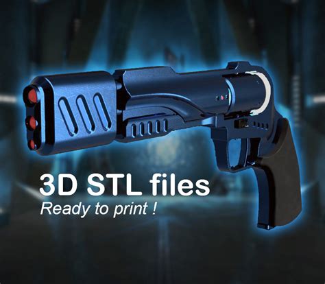 3D file Stargate Atlantis Ronon Dex's Particle Pistol - 3D STL 🔫・3D printing template to ...