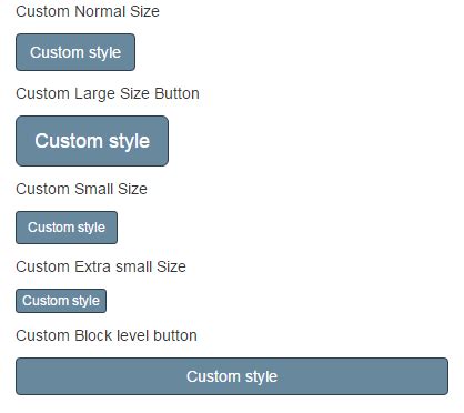 Bootstrap Button – 9 Demos [Custom, Size, Dropdown, Navbar and more]