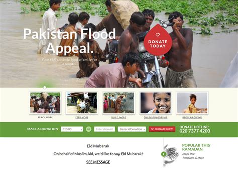 Muslim Aid - Ramadan 2013 - Awwwards Honorable Mention