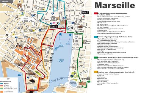 Marseille Attractions Map | FREE PDF Tourist City Tours Map Marseille 2024