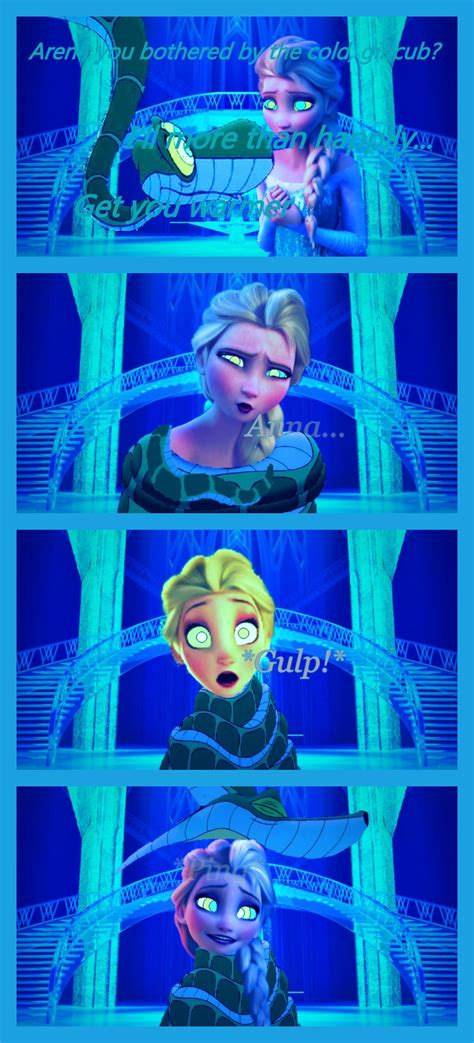 Kaa and Elsa Comic by HypnoVorelover on DeviantArt